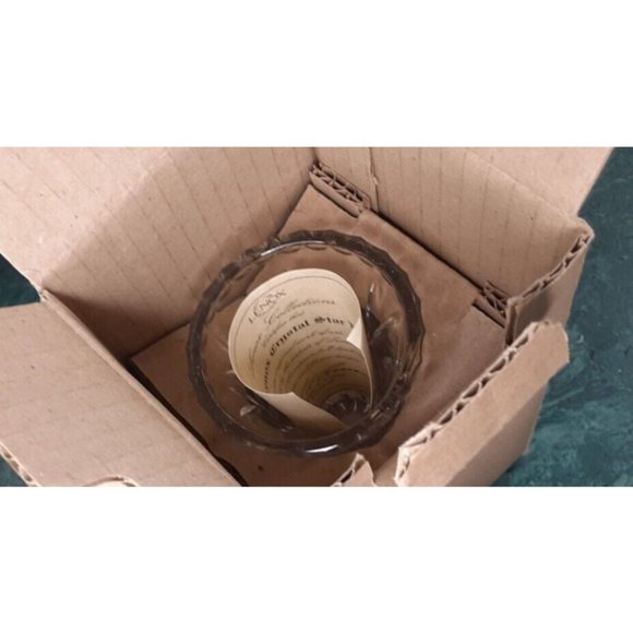 Lenox Fine Crystal Star Vase 4" Made in Czech Republic-New in Box Lot of 2 - Picture 9 of 11